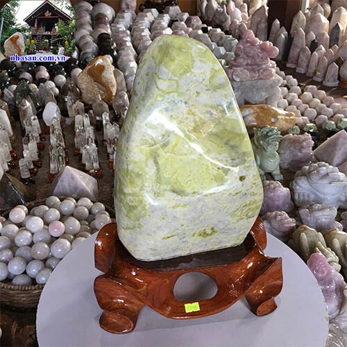 Trụ đá cẩm thạch xanh lá tự nhiên CT09-1
