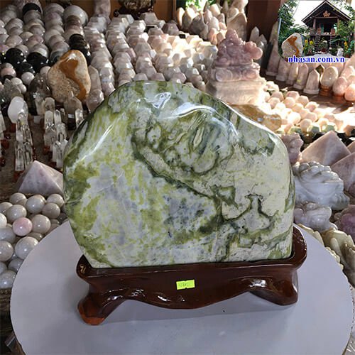 Trụ đá cẩm thạch xanh tự nhiên CT10-1